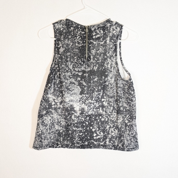 Zara sleeveless top splatter print grunge style size small - Picture 7 of 7